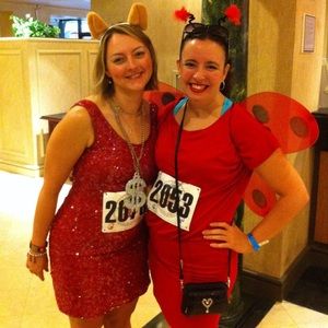 Red sequin cocktail tank dress